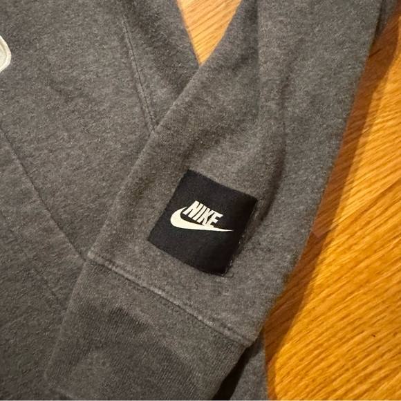 Vintage Y2K Nike Just Do It Embroidered Logo Hoodie Sweatshirt - Picture 4 of 5